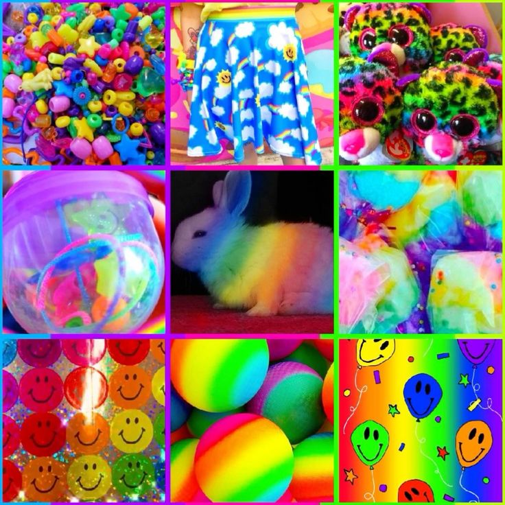 Kidcore moodboard F2u